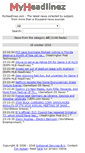 Mobile Screenshot of myheadlinez.com